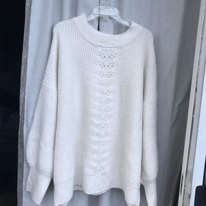 Extremely comfy and soft white sweater